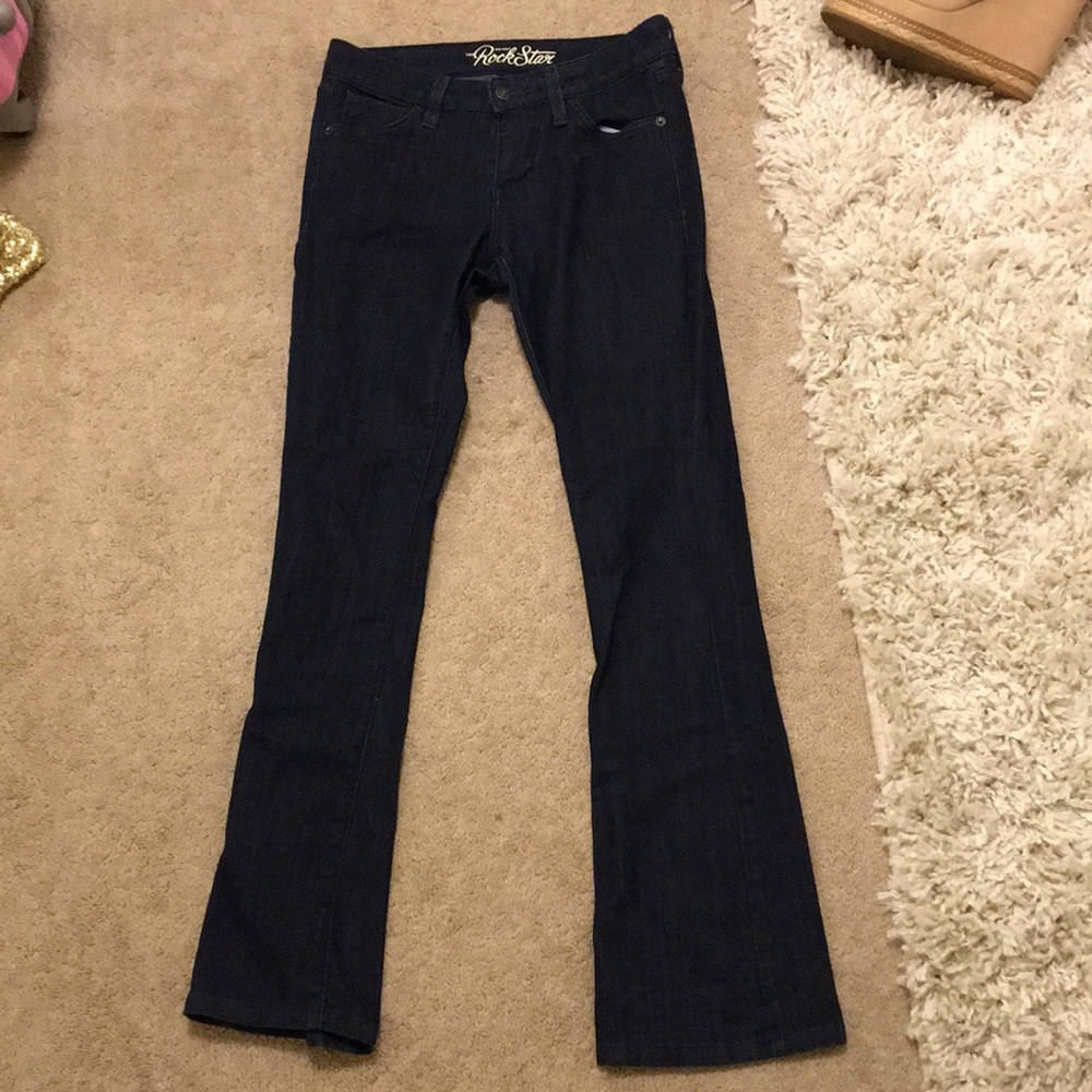 Old navy rockstar jeans.
